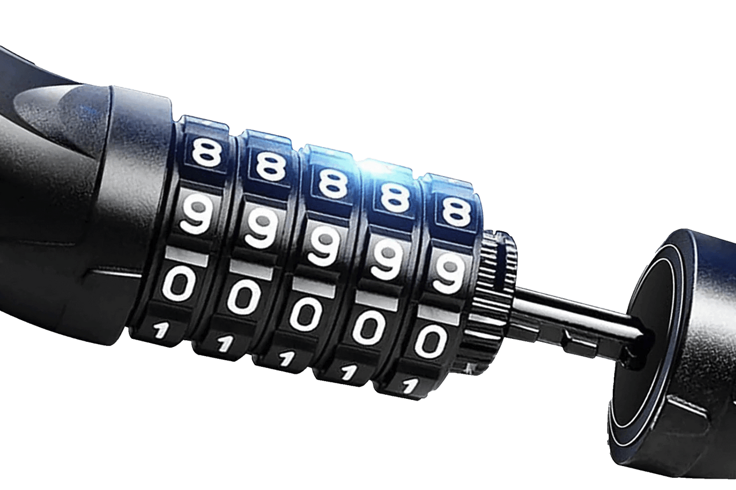 Candado de cadena de combinación para bicicletas