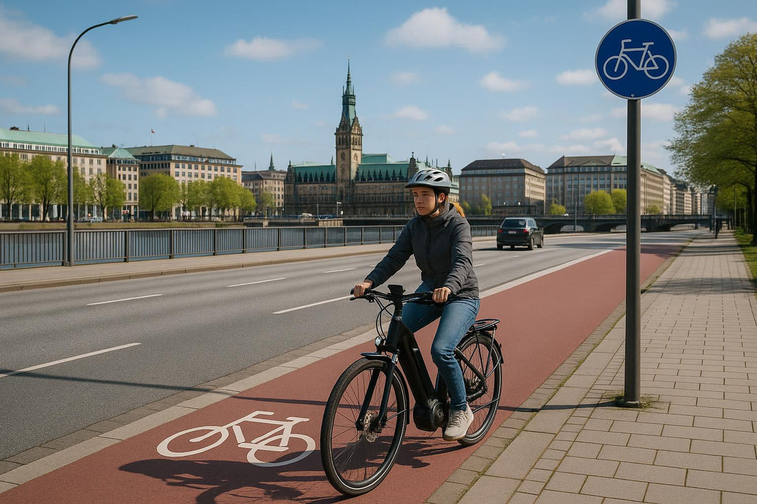 Hamburgo en E-Bike: Conquista el Waseberg y explora el Altes Land
