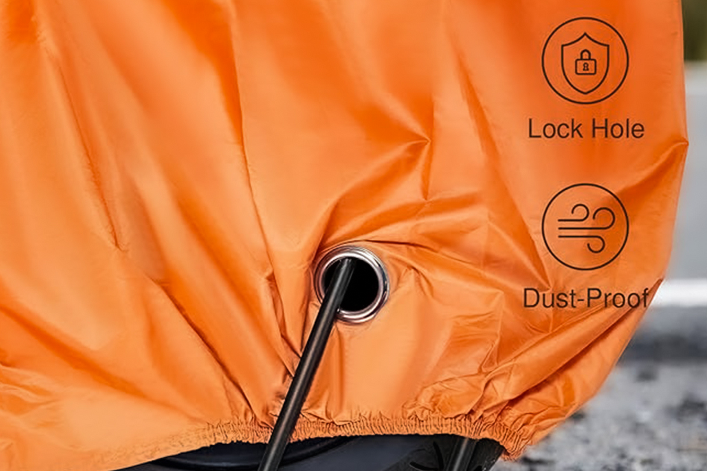Funda impermeable para bicicleta