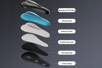 Funda de sillín confort para bicicleta de montaña