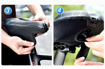 Funda de sillín confort para bicicleta de montaña