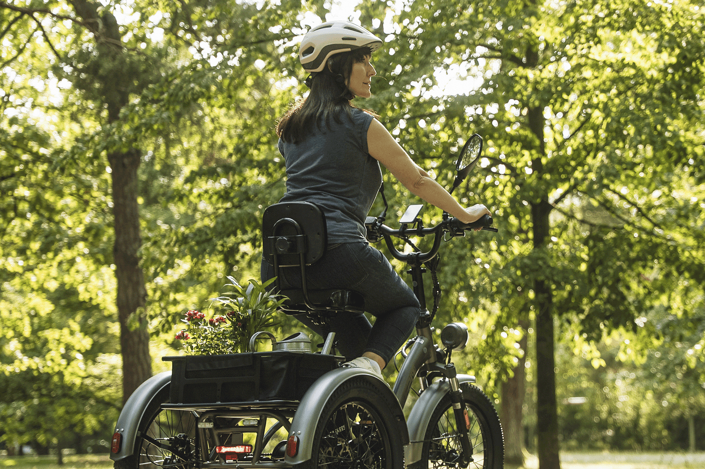 Asiento de bicicleta Comfort con respaldo