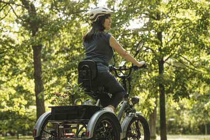 Asiento de bicicleta Comfort con respaldo